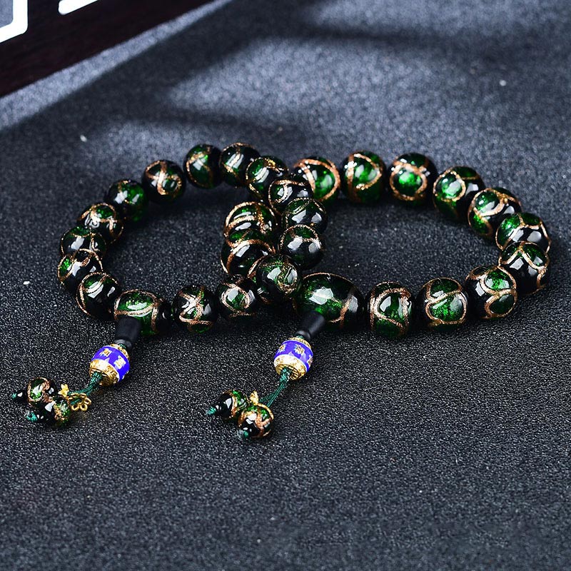 Braccialetto curativo in agata venata di drago tibetano - Image 8