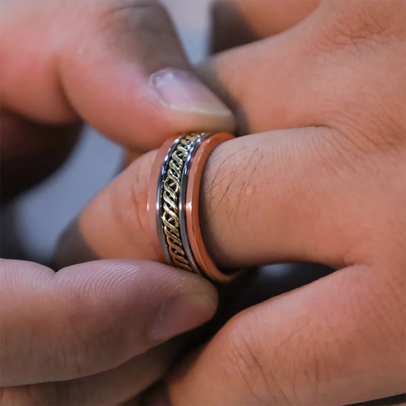 Braccialetto regolabile con polsino magnetico in rame Buddha Stones - Image 11