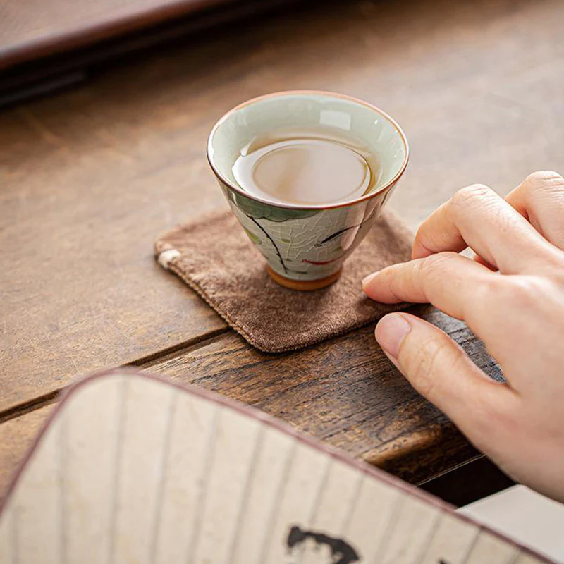 Buddha Stones Cachi Barca Koi Pesce Loto Tazza da tè in ceramica Kung Fu Tazza da tè 50ml - Image 13