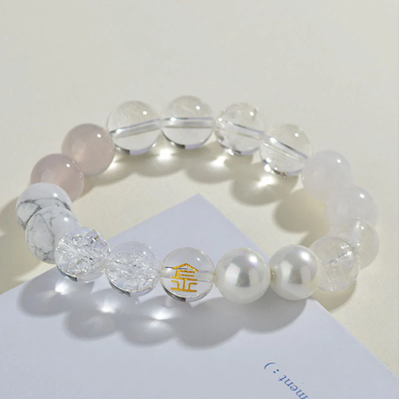 Buddha Stones Cinque Elementi Vari Agata Cristallo Quarzo Rutilato Occhio di Tigre Agata Gialla Citrino Braccialetto della Fortuna - Image 16