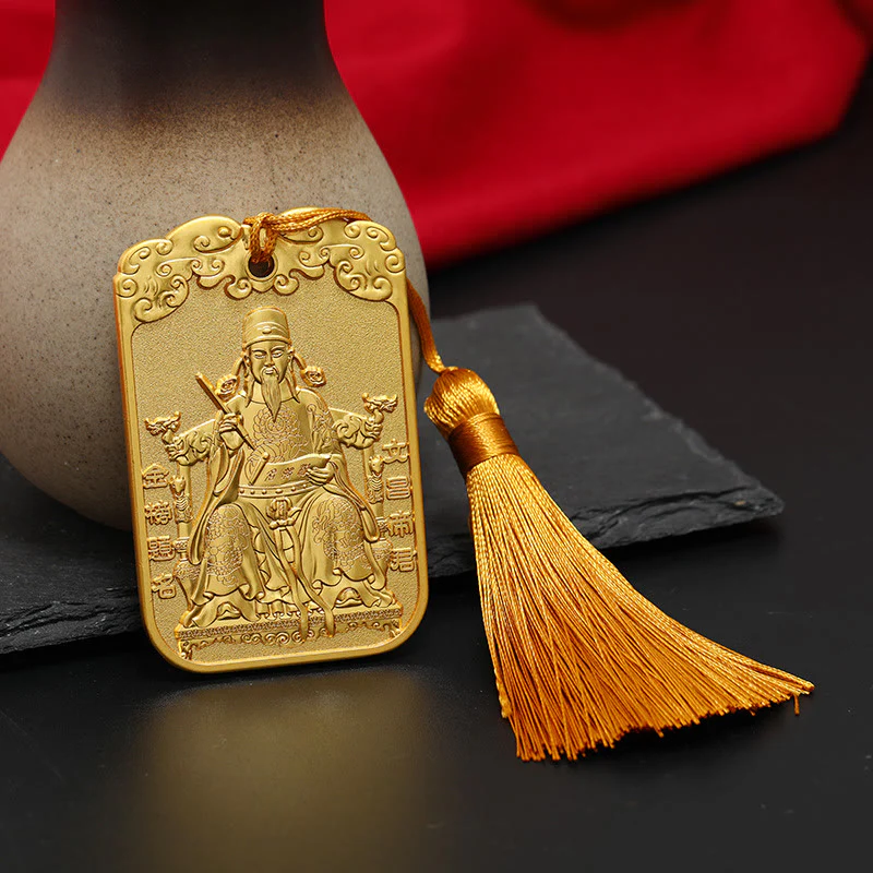 Buddha Stones Feng Shui Stella di buon auspicio Penna Wenchang Pagoda Pesce Koi Decorazione da appendere all'auto - Image 15