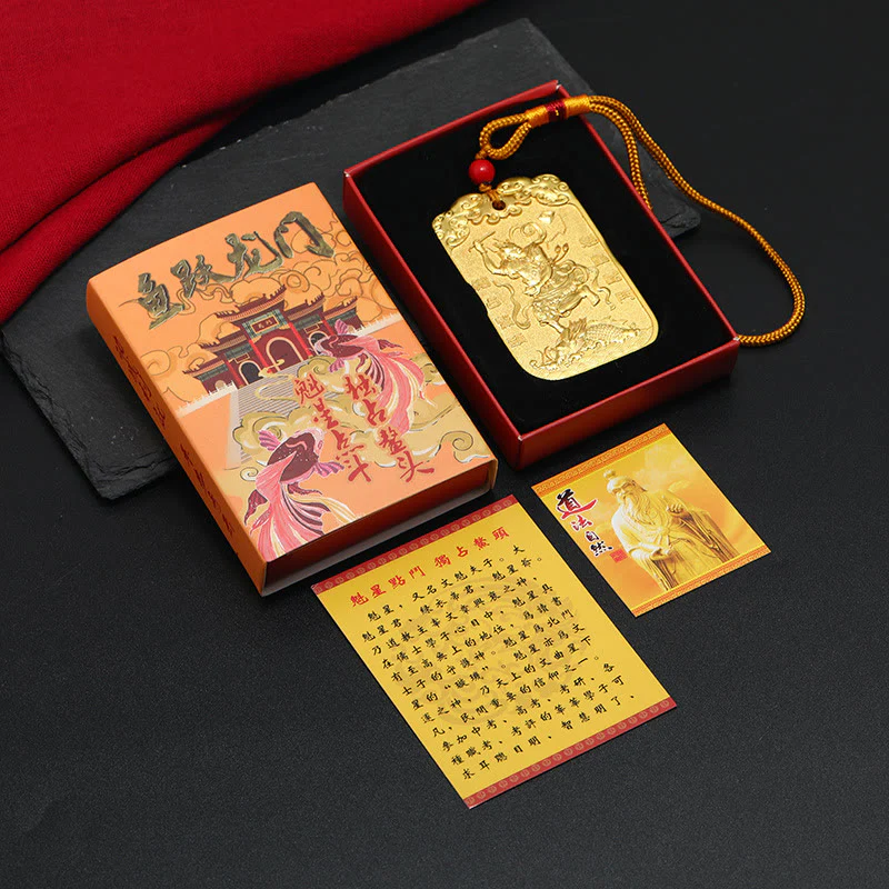 Buddha Stones Feng Shui Stella di buon auspicio Penna Wenchang Pagoda Pesce Koi Decorazione da appendere all'auto - Image 4