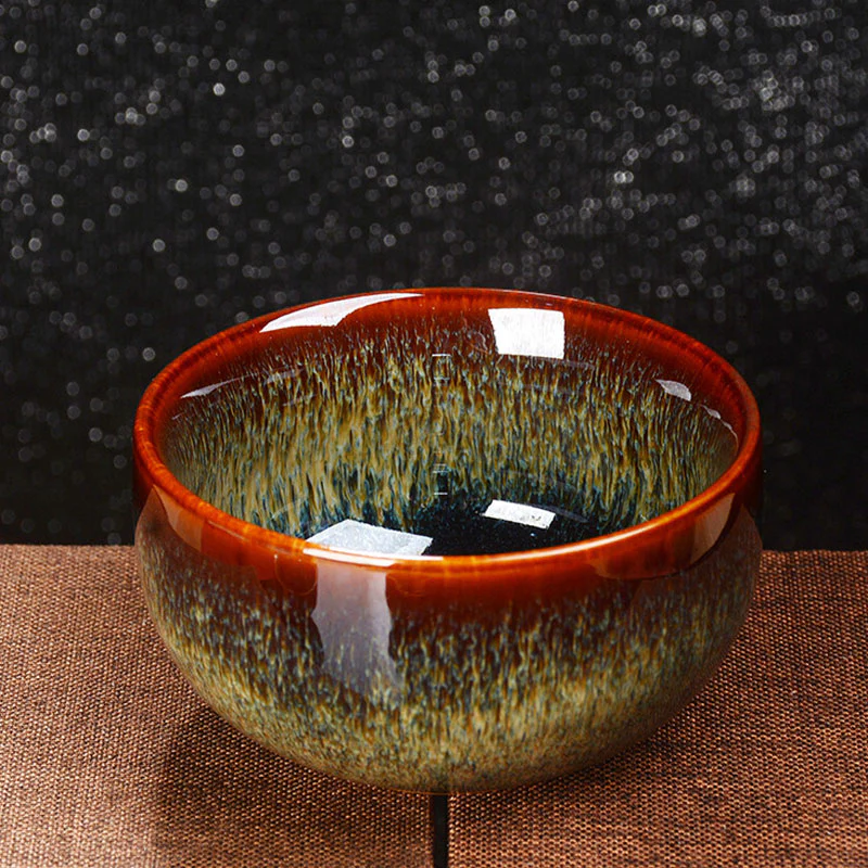 Buddha Stones Lotus Dragon Phoenix Koi Fish Tazza da tè in ceramica cinese Jianzhan Kung Fu Tea Cup 110ml - Image 12