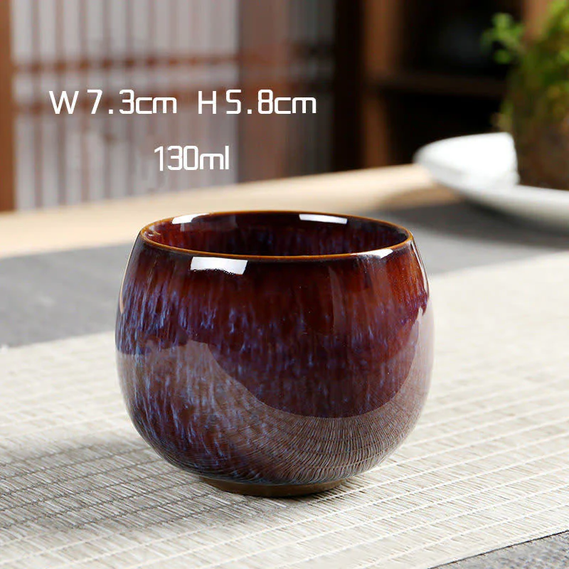 Buddha Stones Tazza da tè in ceramica multicolore Tazza da tè Ocean Wave - Image 12