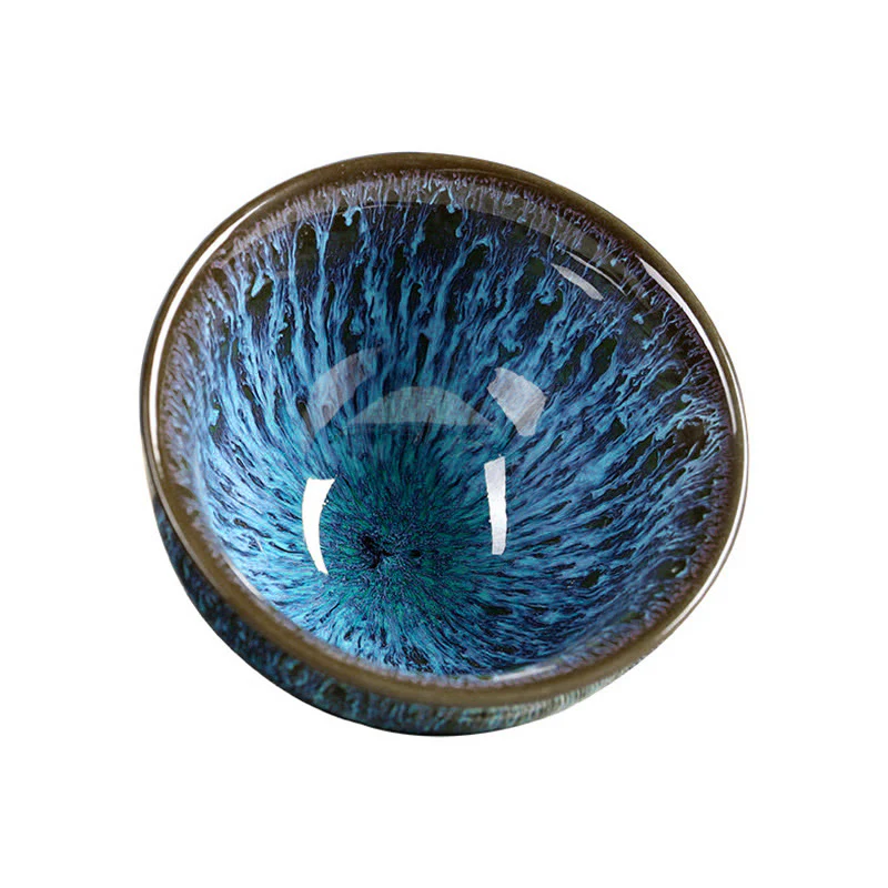 Buddha Stones Tazza da tè in ceramica multicolore Tazza da tè Ocean Wave - Image 8