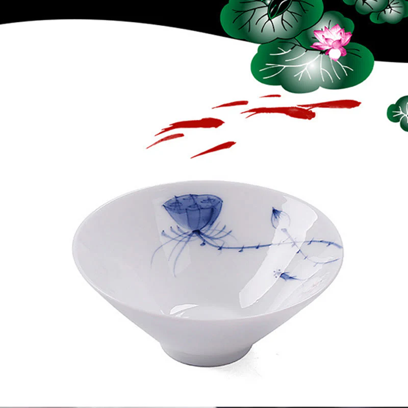 Buddha Stones Vintage Prugna Orchidea Bambù Crisantemo Loto Koi Pesce Tazza da Tè in Ceramica Kung Fu Tazze da Tè - Image 17