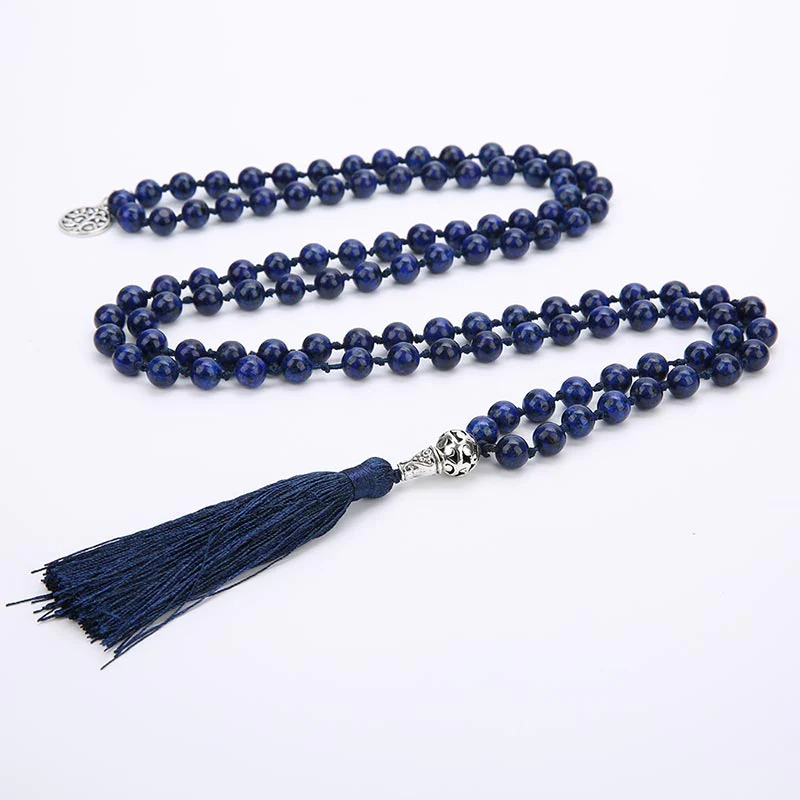 Collana con 108 perle di Mala, preghiera, yoga e meditazione - Image 6