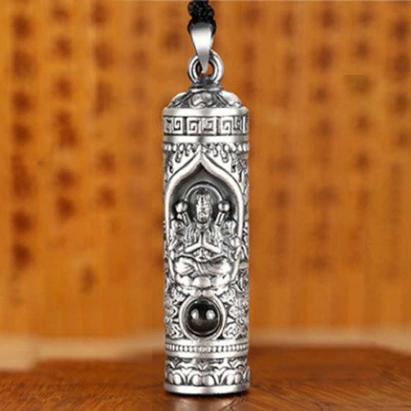 Collana con ciondolo di Buddha natale con proiezione dello zodiaco cinese e della prosperità - Image 6