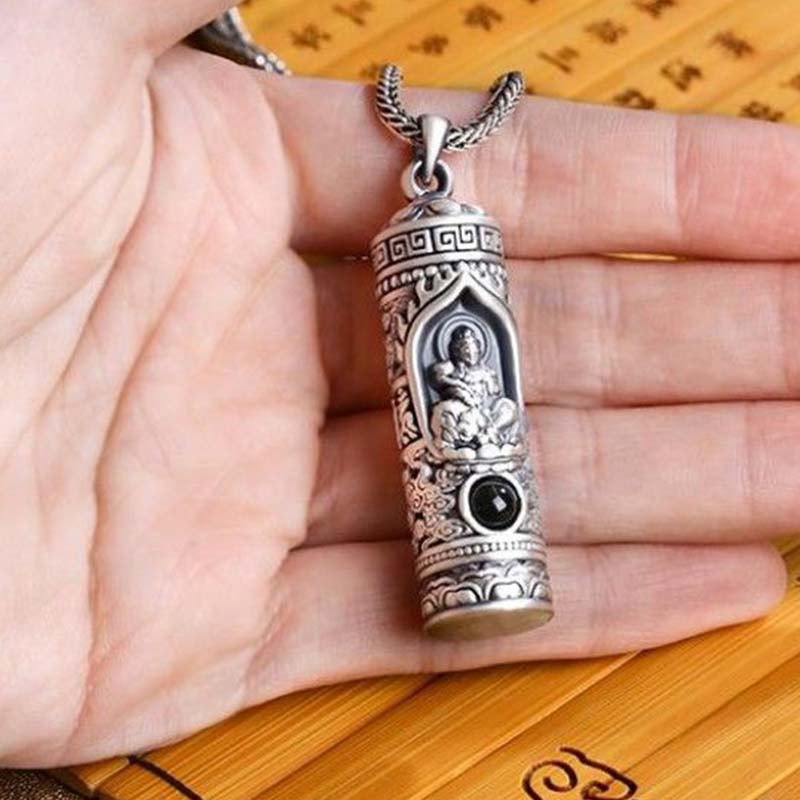 Collana con ciondolo di Buddha natale con proiezione dello zodiaco cinese e della prosperità - Image 9
