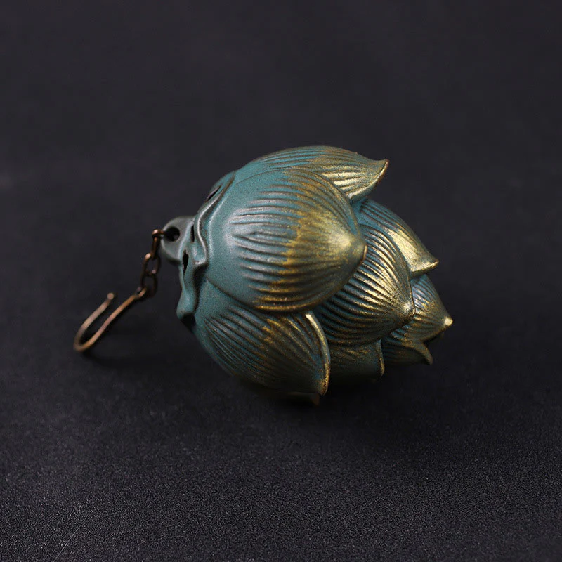 Decorazione per bruciatore di incenso sospeso Buddha Stones meditazione di loto - Image 3