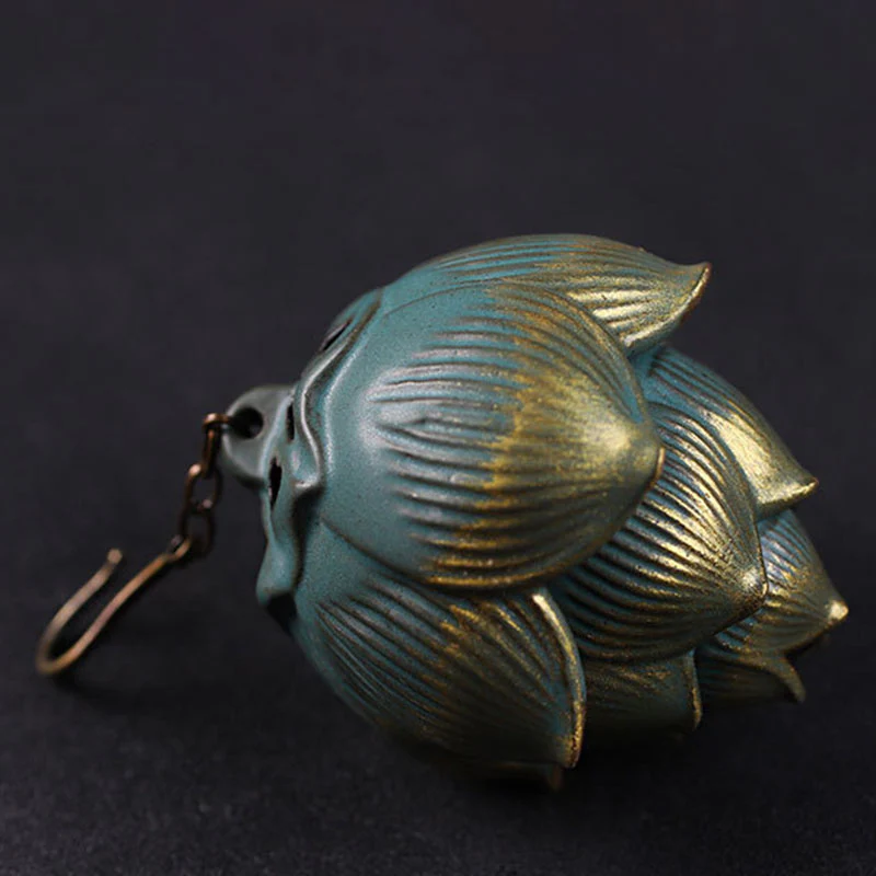 Decorazione per bruciatore di incenso sospeso Buddha Stones meditazione di loto - Image 4