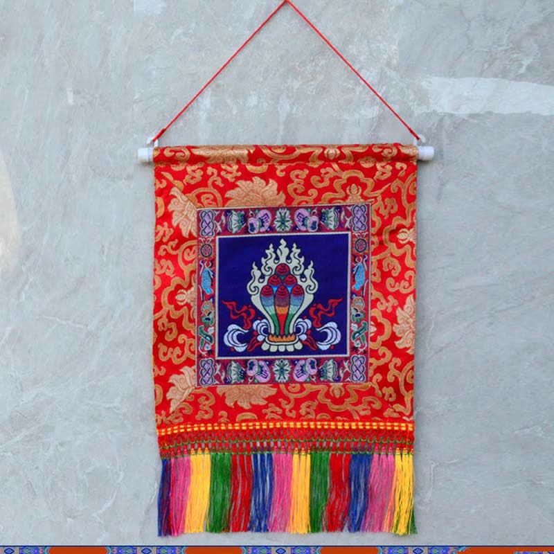 Vajra Simboli di buon auspicio Potere spirituale Arte murale - Image 10