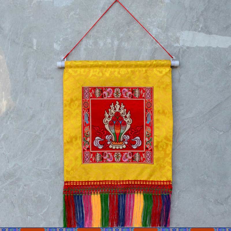 Vajra Simboli di buon auspicio Potere spirituale Arte murale - Image 12